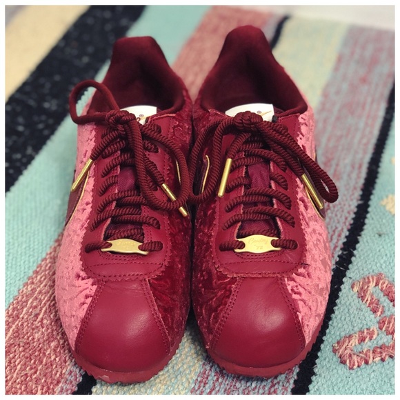 Womens Nike Cortez In Red Velvet Crush 